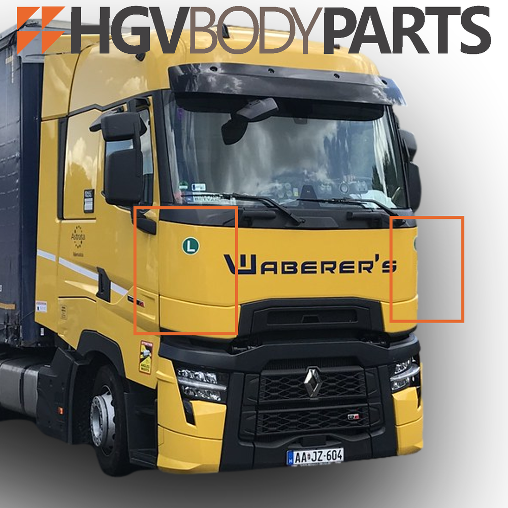 Renault T Front Cab Corner Deflector Panel Add On LH