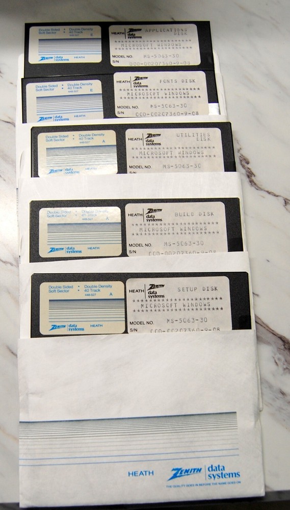 Rare Heath/Zenith Microsoft Windows 1.03 Version