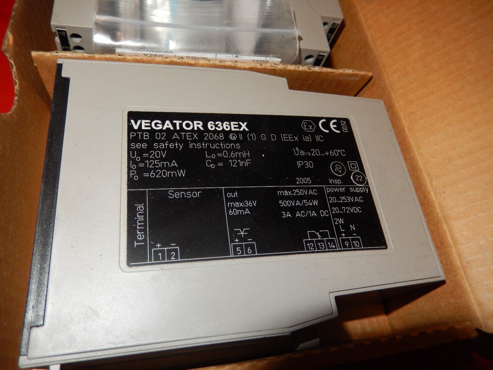VEGA VEGATOR 636EX, PTB 02 ATEX 2068