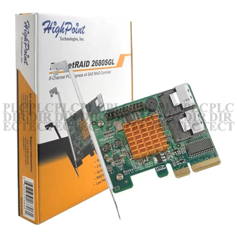 New HIGHPOINT RocketRAID 2680SGL RAID Controller PCI-E x4 8-Port