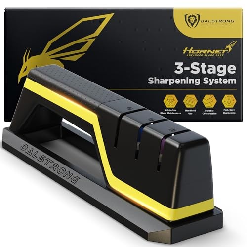 Hornet Kitchen Knife Sharpener - All Purpose Sharpener Refillable Water -