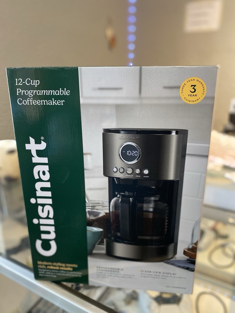Cuisinart Stainless Steel 12-Cup Coffee Maker, Programmable Brew Machine