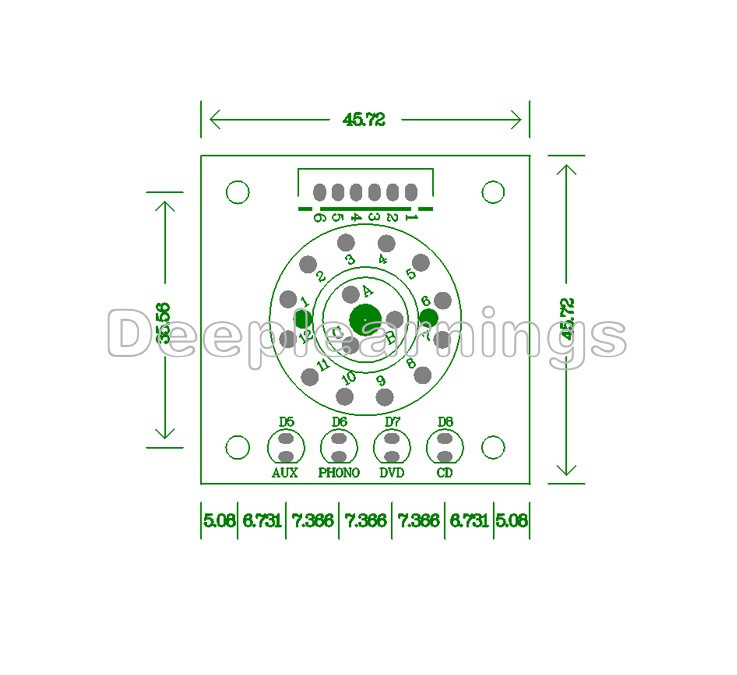 WZ-15 Relay-type 4-way Audio Signal Select Source Switch Input Selection Board F