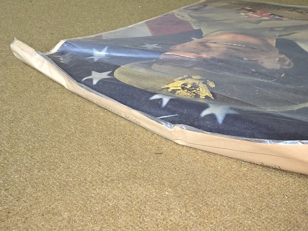 WWII Era Full Page Ike Image Dated 1945