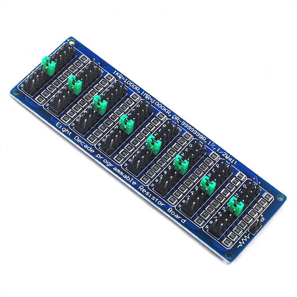 Programmable Resistor Board 8-segment 1R Accuracy 0.1R/1R - 9999999R Module