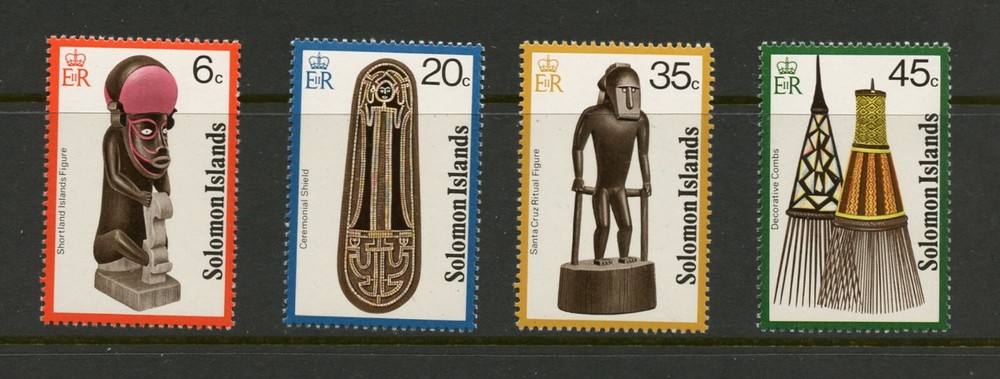 H012  Solomon Islands  1978   artifacts   4v.   MNH