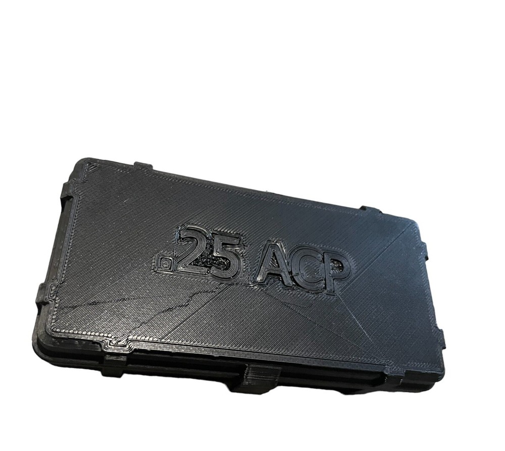 25acp Ammo Storage Case 100 Rounds Box Tray Storage