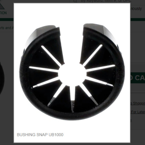 BUSHING SNAP UB1000 # 9051001-17