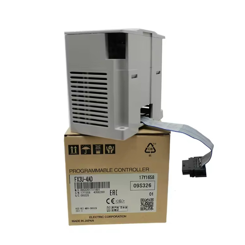 New Mitsubishi FX3U-4AD Programmable Type Programmable Logic Controller Module