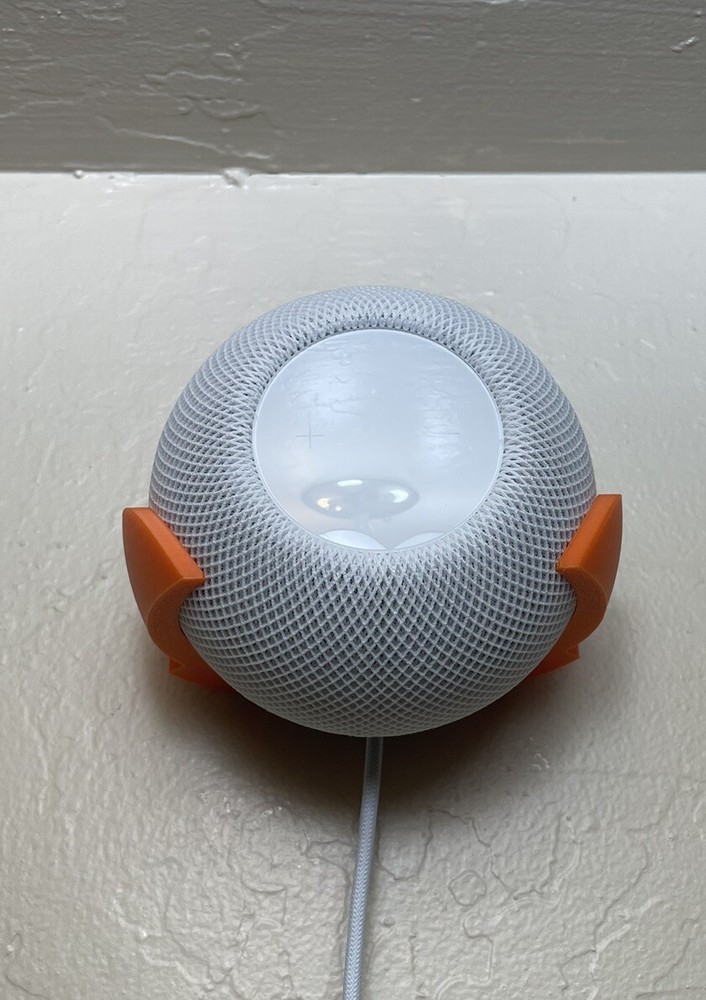 HomePod Mini Wall & Corner Mount Bracket Holder Accessory ORANGE!