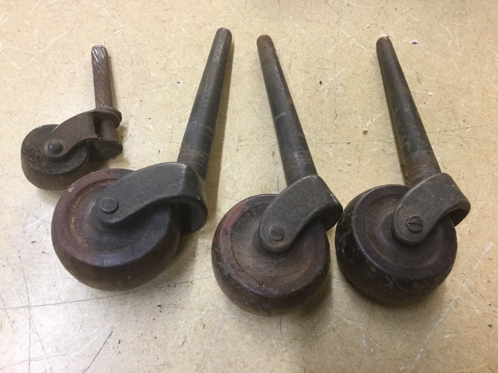 Vintage Wood Caster Wheels