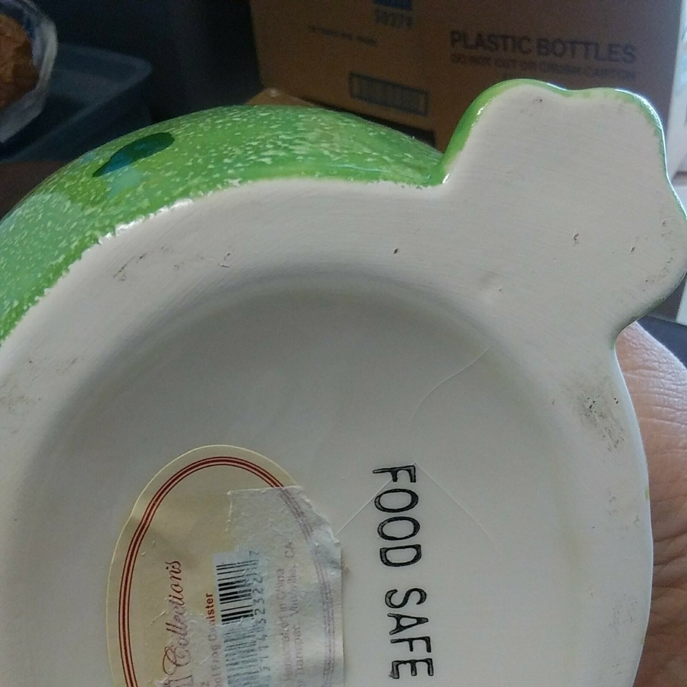 Frog Shape Ceramic Containers 2pc Set