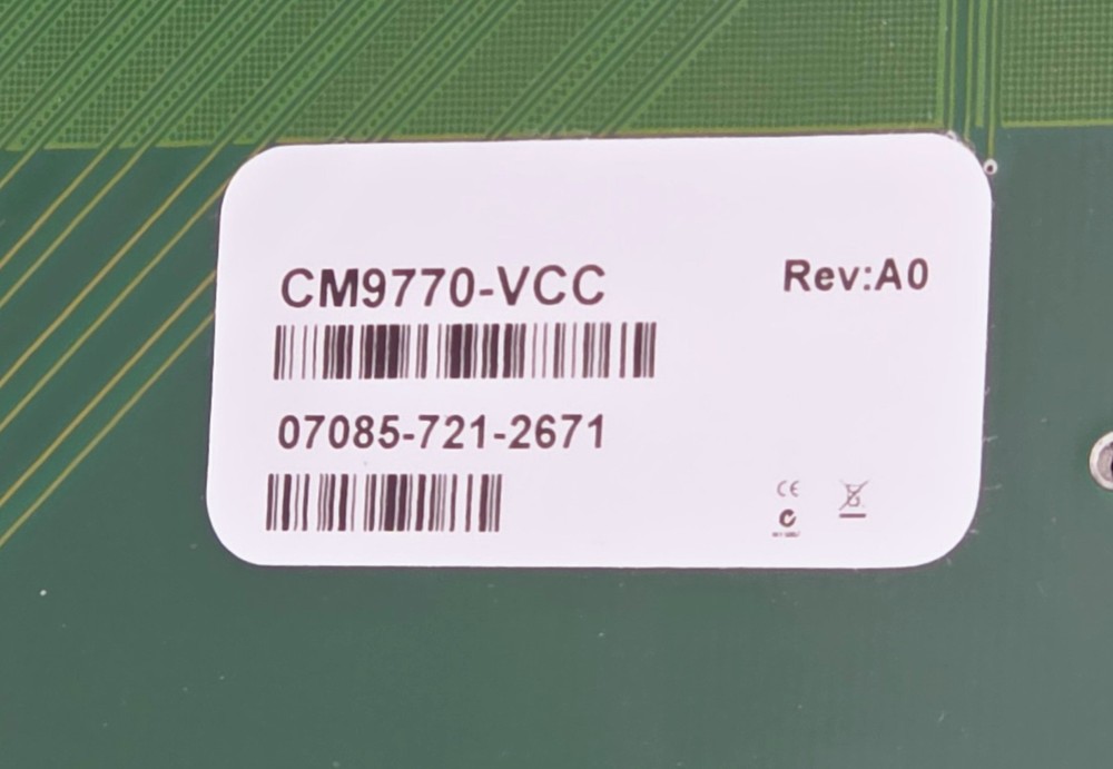 Pelco CM9770-VCC A0 Input Card PC08-0020-00B0