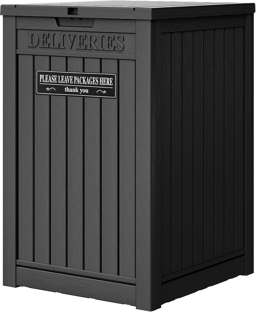 Package Delivery Box for Outside, 48 Gallon Storage with Lockable Secure, Large