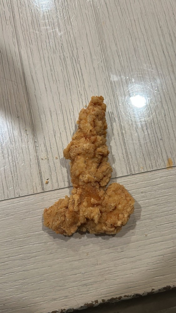 Chicken Tender shaped as Penis