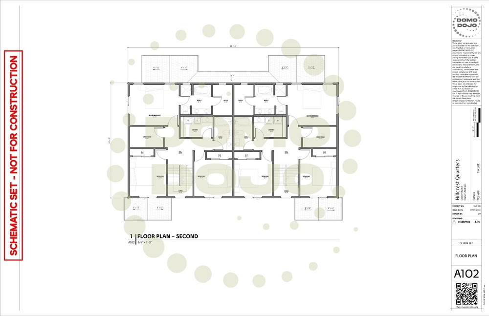 Hillcrest Quarters Duplex Plans – PDF Downloadable Blueprint