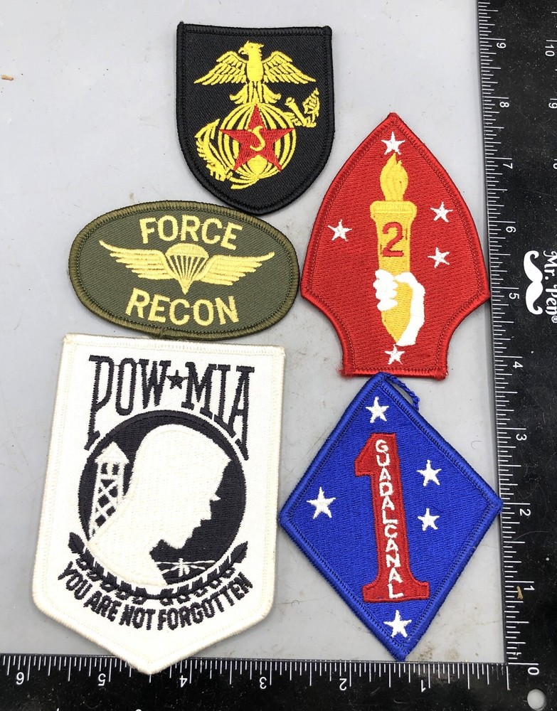 USMC Veteran POW Force Recon Patch Lot