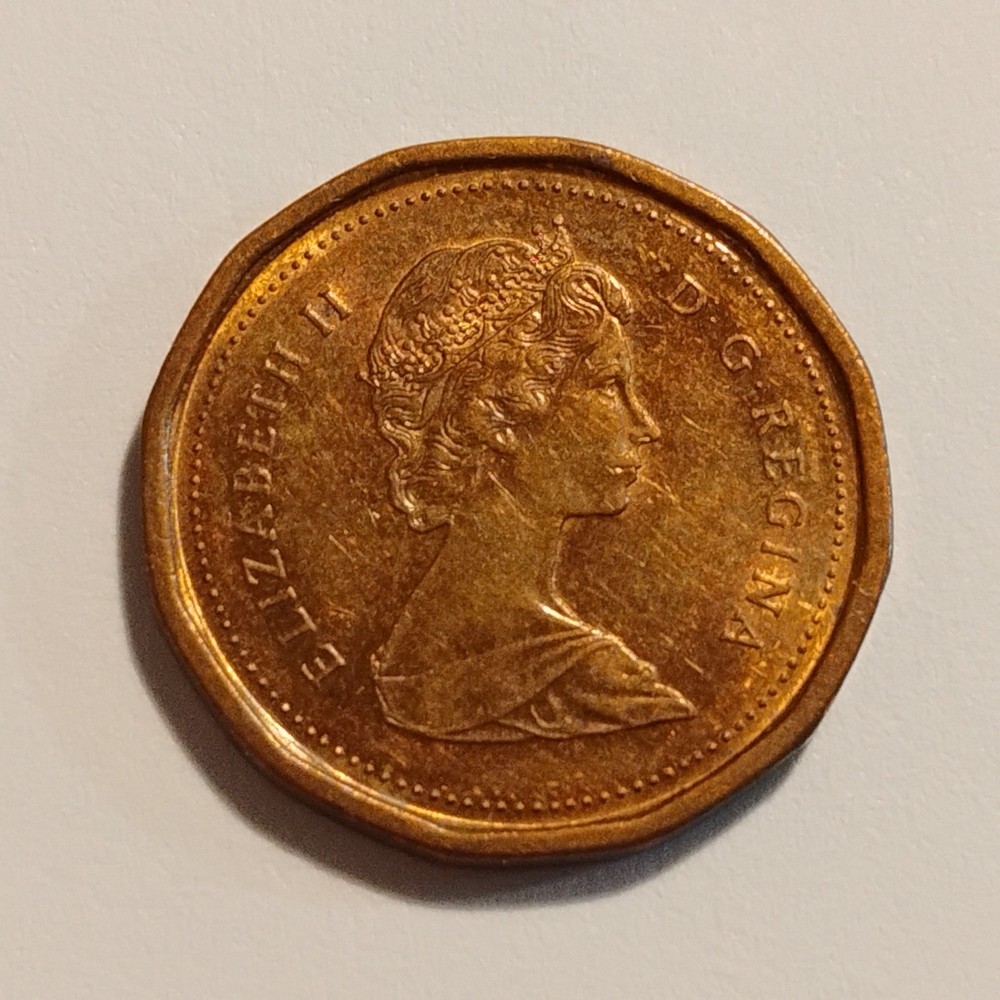 1984 - One (1) Canadian Cent - 1