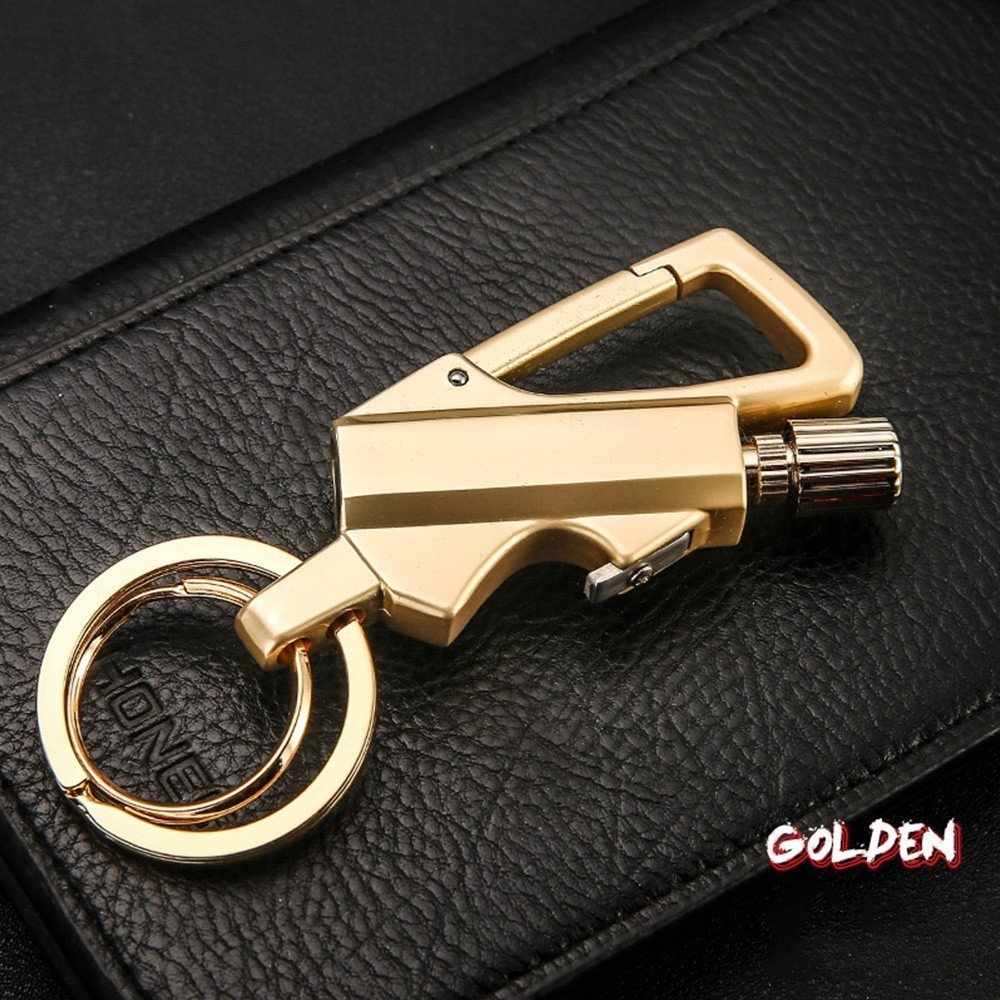 Permanent Match Infinity Lighter with Multitool Keychain Bottle Opener for Men/#