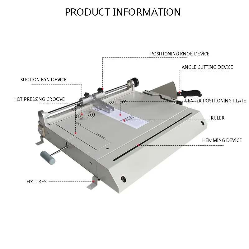 Hardcover Book Cover Making Machine Multifunctional Grooving Machine