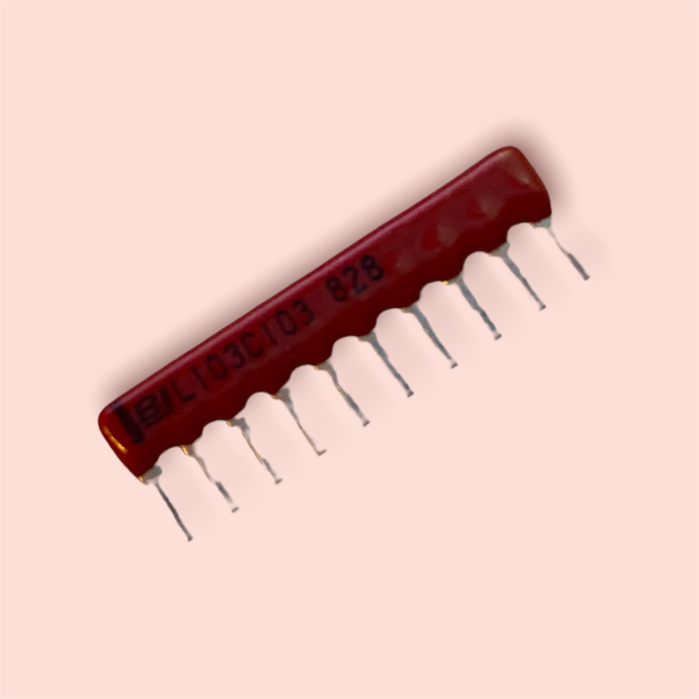 5 PCS BI TECH L103C103 Isolated RESISTOR ARRAY 10K OHM 10 RES SIP-10 2%