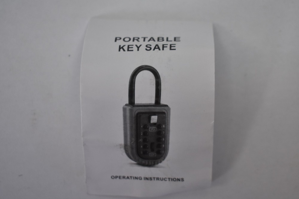 CCYX Portable Key Lock w 1000 Personalized Codes Strength/Rust Resistant