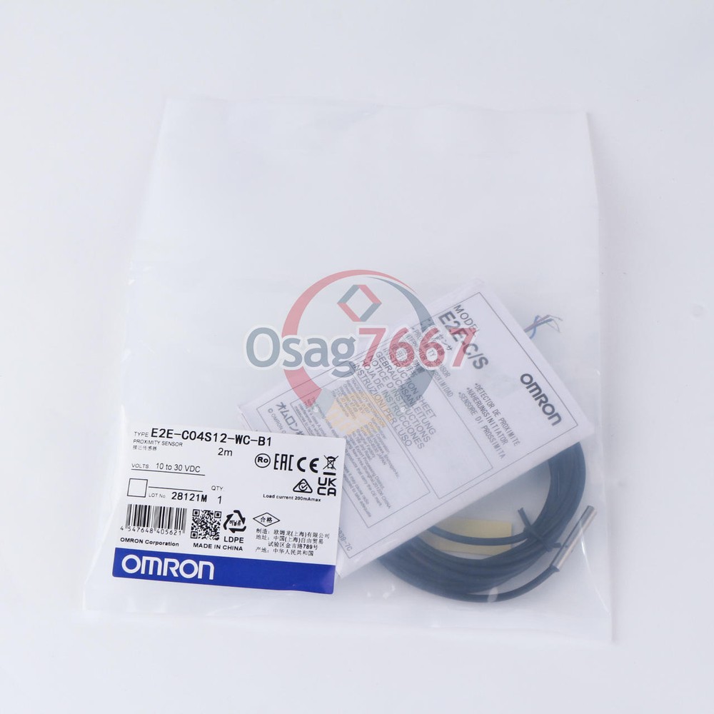 ONE OMRON Proximity Switch E2E-C04S12-WC-B1 10-30VDC