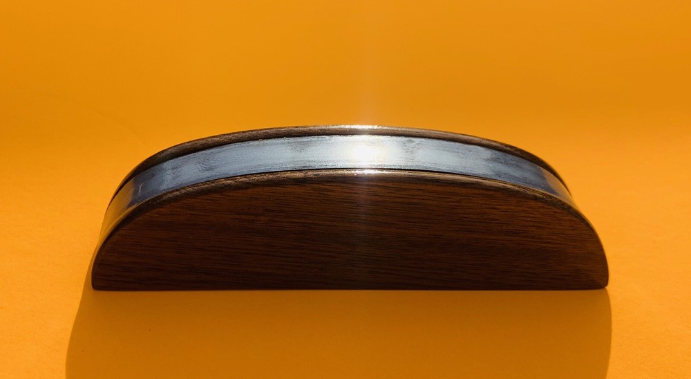 Antique Hardware Walnut Wood Art Deco Drawer Bin Pull Cabinet Handle 3” Centers
