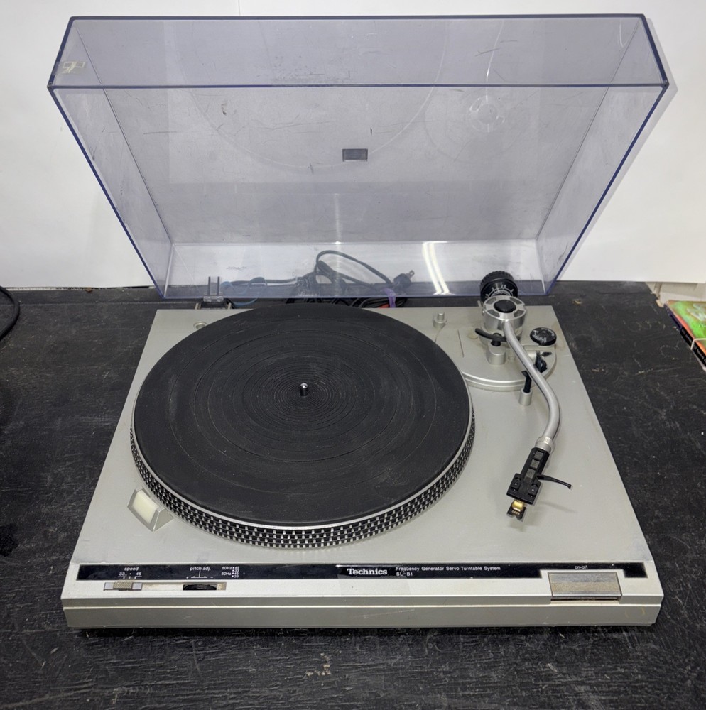 Technics SL-B1 Frequency Generator Servo Turntable Record Player Won’t Stay On