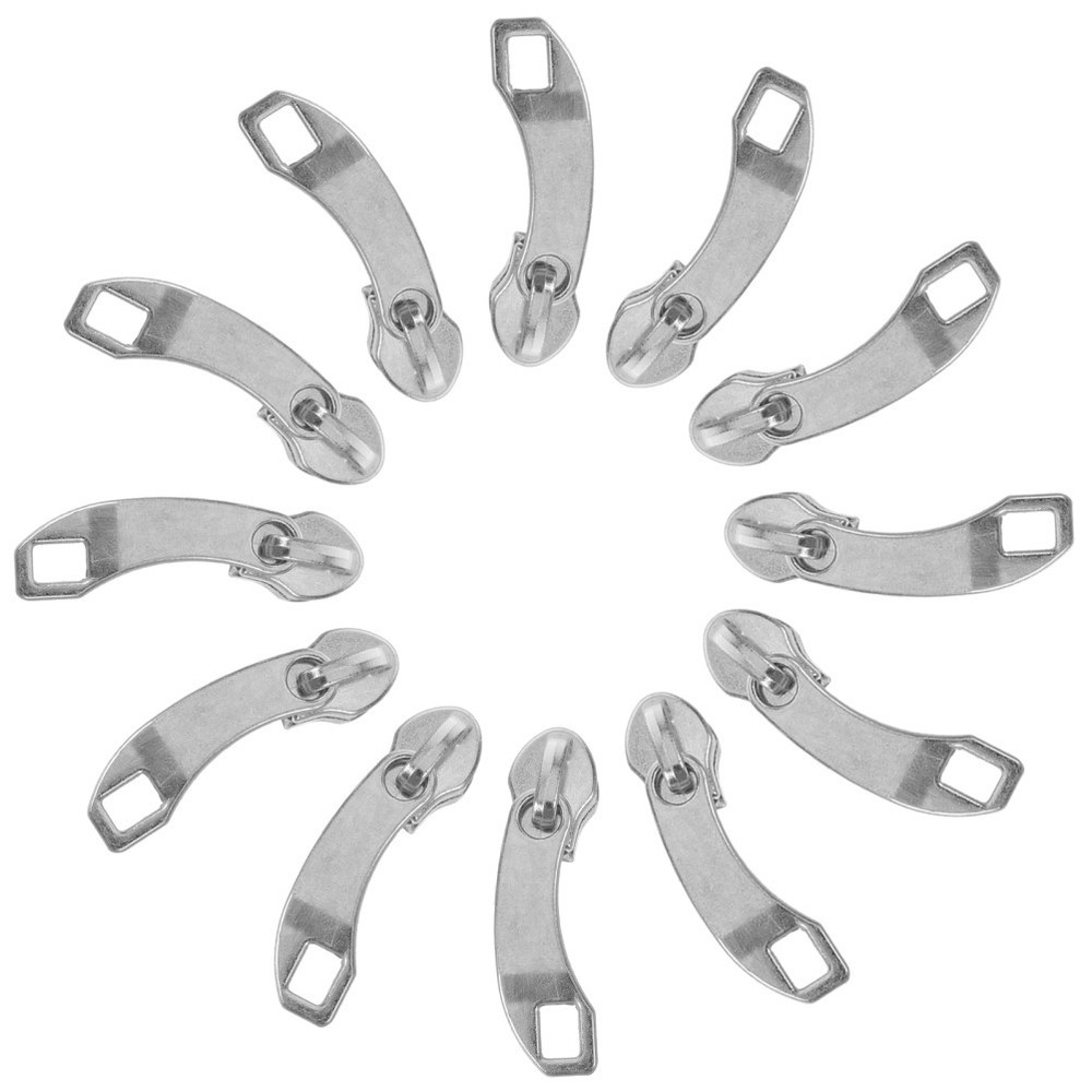 12 Pcs Zipper Puller for Luggage Repair Tools Jacket Tab Replacement