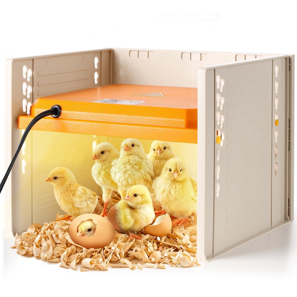 Chick Brooder, Chicken Brooder Heating Plate for Chicks with Adjustable Heigh...