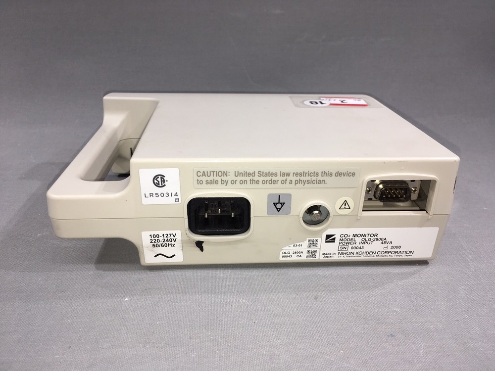 Nihon Kohden CO2 Monitor OLG-2800A
