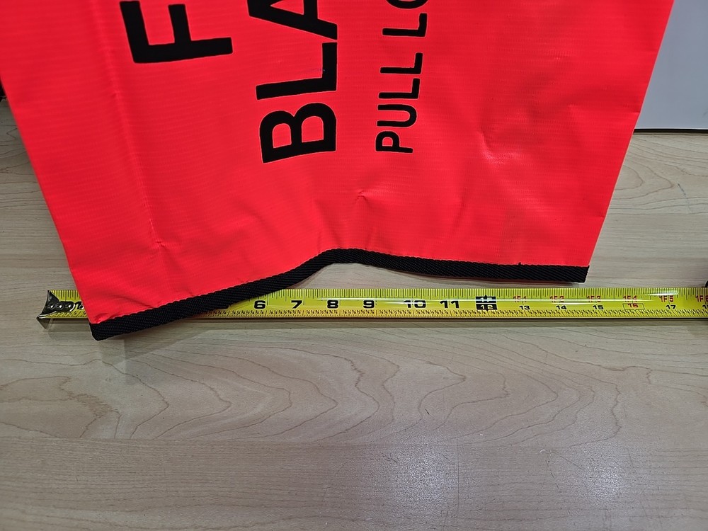 12 Vinyl Wall Mount Case Fire Blanket Quick Access Pull Emergency Bag Heavy NEW