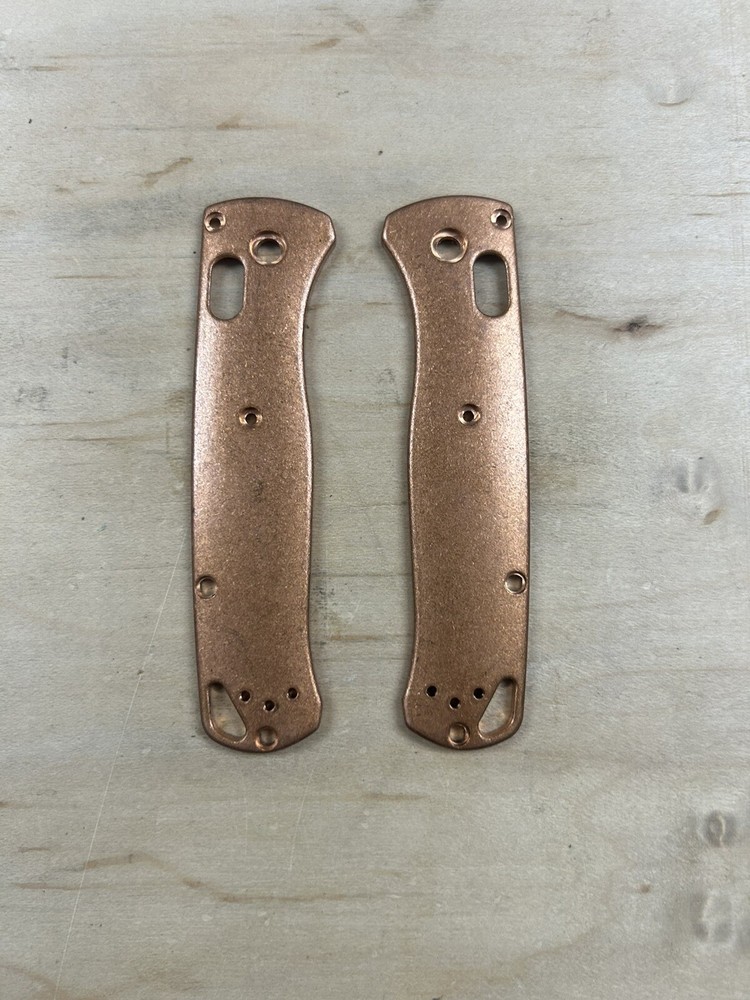 Scikio Custom Benchmade Bugout Copper Handle Scales
