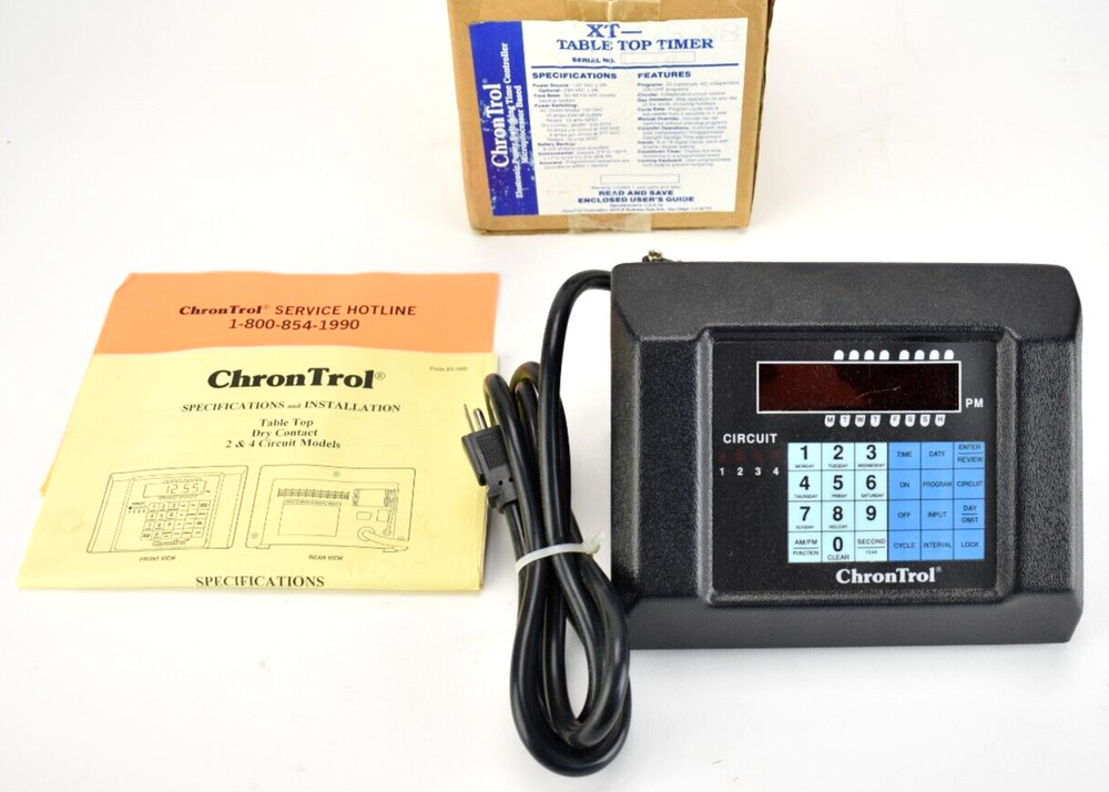 NEW ChronTrol XT Programable Table Top Timer Control