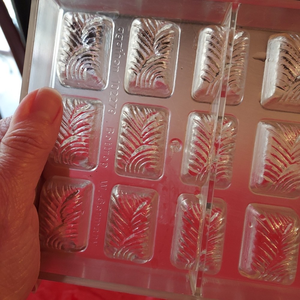Vintage Candy Chocolate Mold Pro Decorative Rectangles Agathon Bottrop Germany