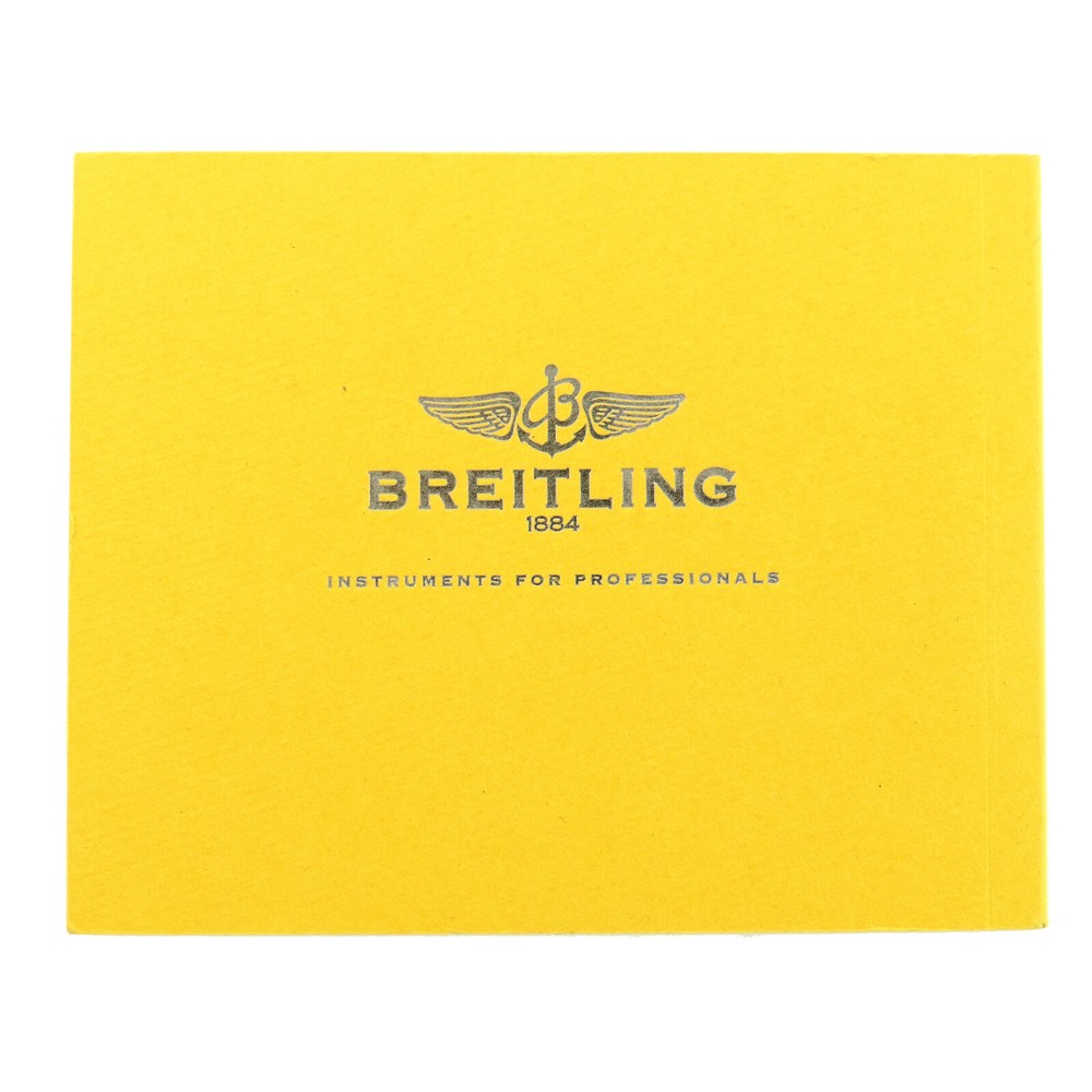 BREITLING AUTHENTIC SUPER AVENGER INSTRUCTION MANUAL BOOKLET