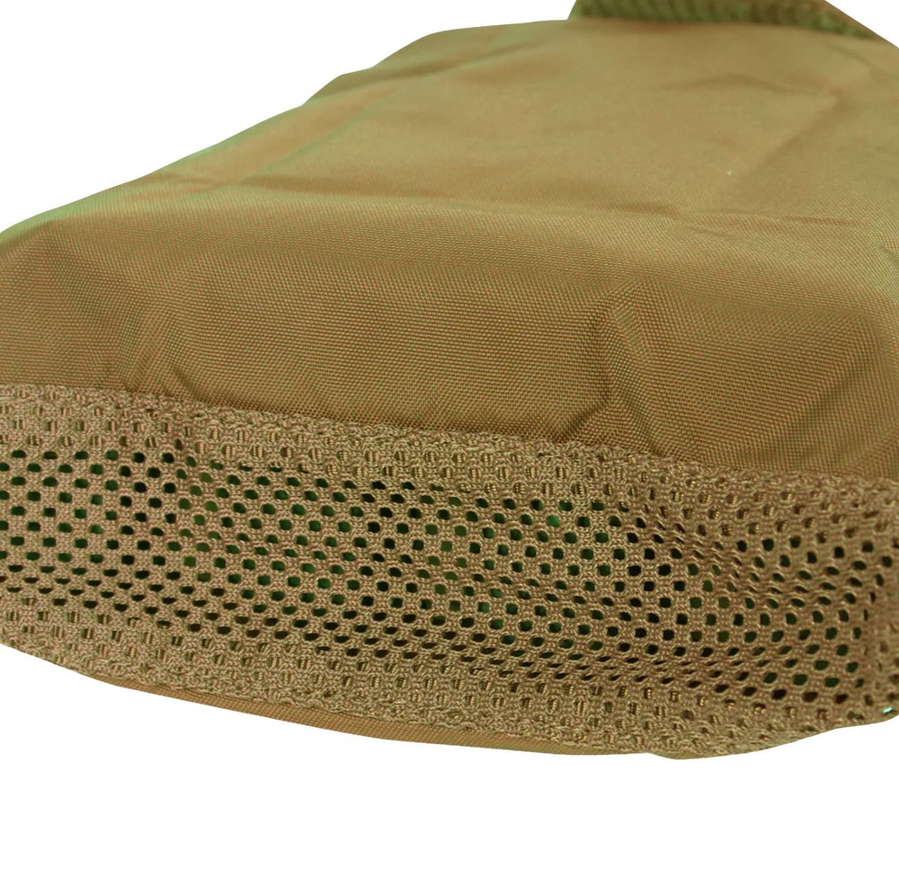 Modular MOLLE Hook Loop Magazine Micro Dump Bungee Retention Pouch Coyote