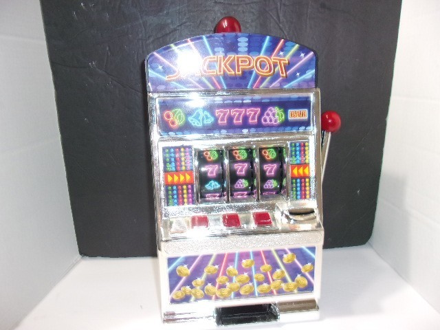 Arcade Slot Machine Tabletop Pull the Lever -Tested