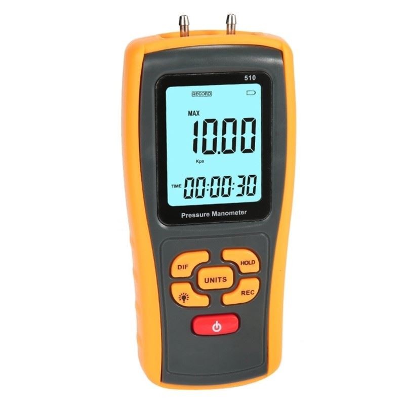 Accurate Gas Pressure Meter Data Storage Function for Laboratory Calibration