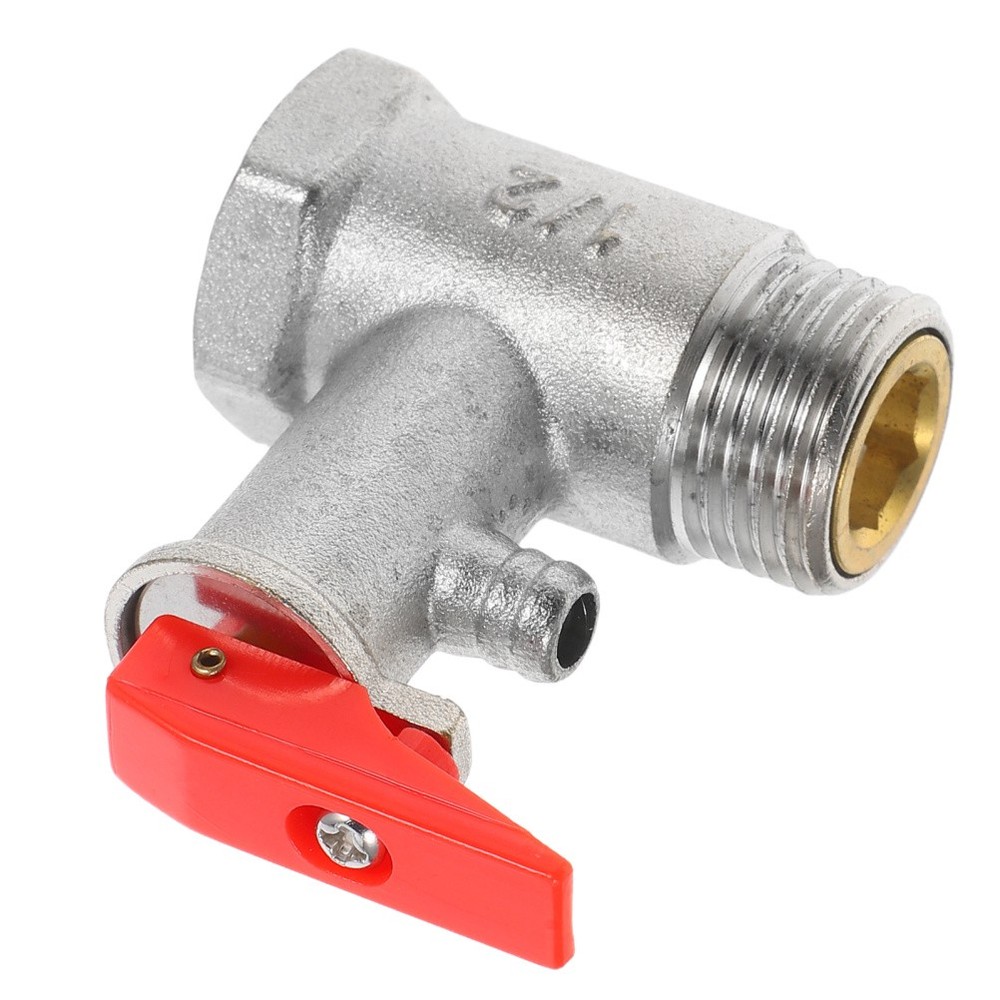 1Pc Safety Relief Valve Brass for Electric Water Heater and Air Compressor