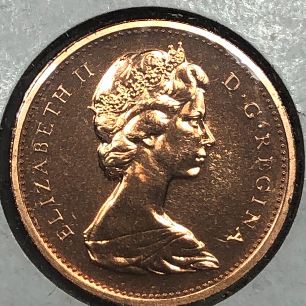 1976 Canada Uncirculated One Cent Foreign Coin #1918