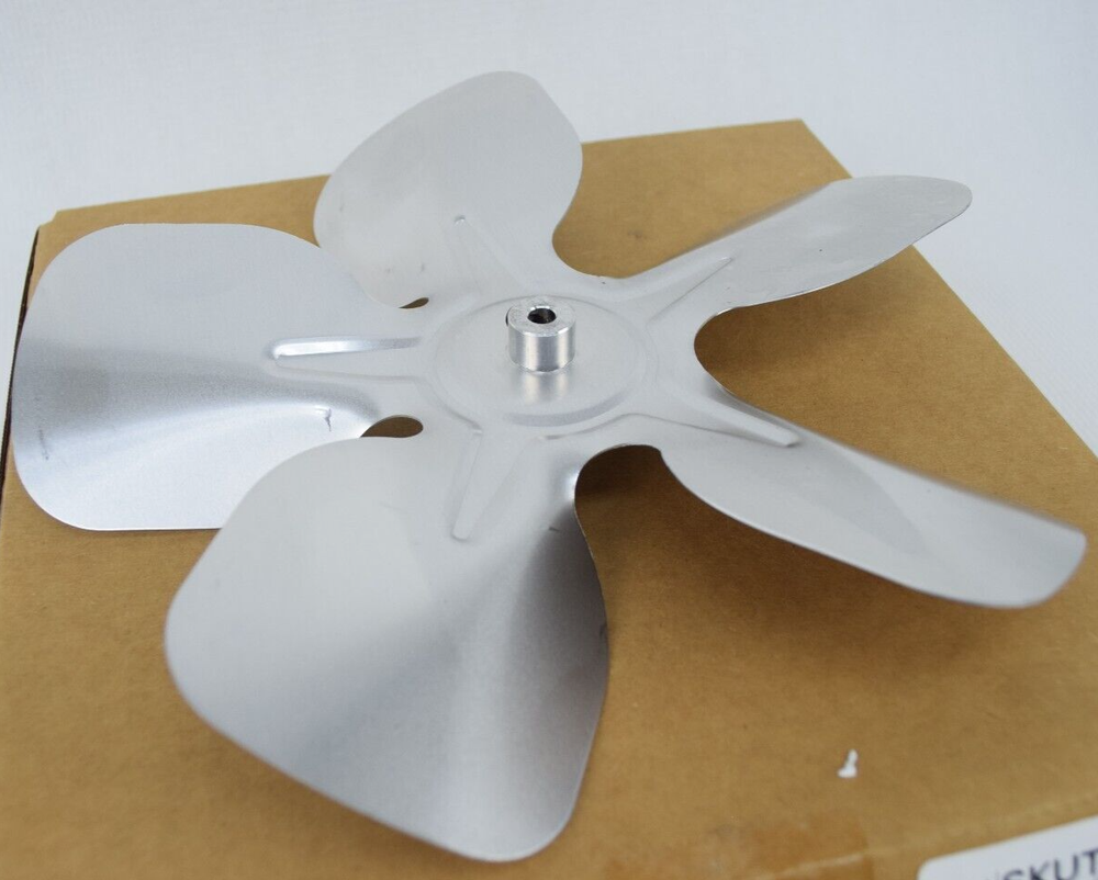Metal Fan Blade 10" Diameter 5 Blades 1/4" Bore Hub