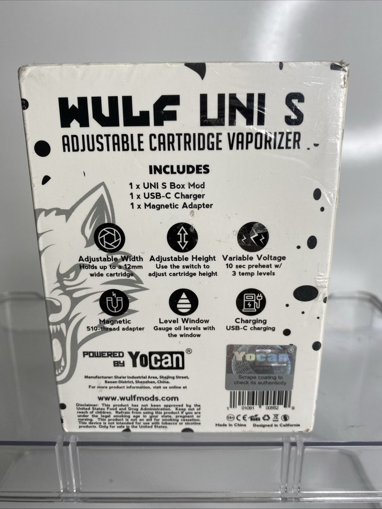 Wulf Uni S Limited Edition adjustable White- Black