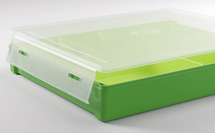 Gamegenic Token Silo (Lime Green) - Modular Token Storage Container