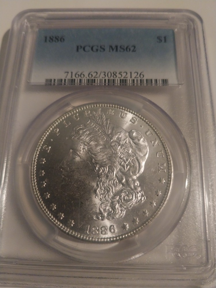1886 $1 Morgan Silver Dollar