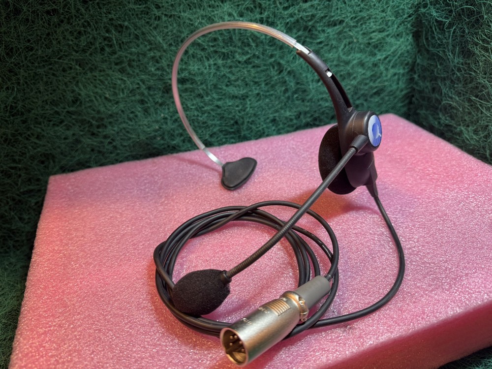 Clear-Com CC-26K-X4 Intercom Headset with 4Pin MALE XLR Cable
