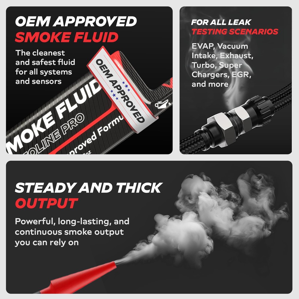 Automotive Smoke Machine 4.4oz Fluid Solution - Starter Size | Thick