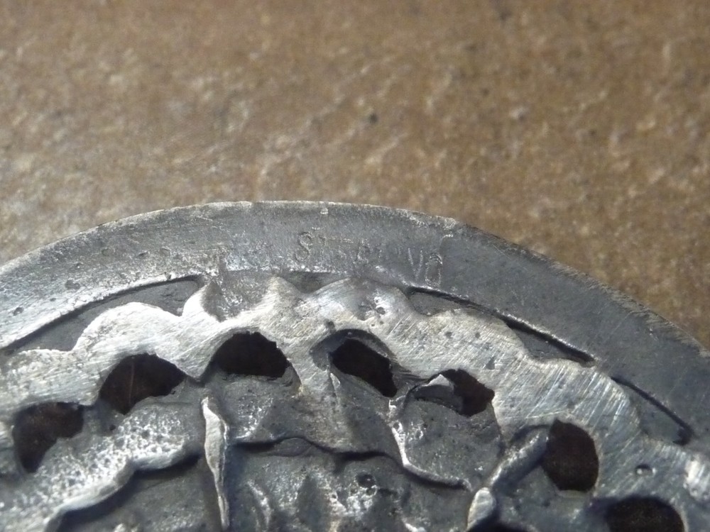 2 1/8" pair of Solid Sterling Silver Conchos