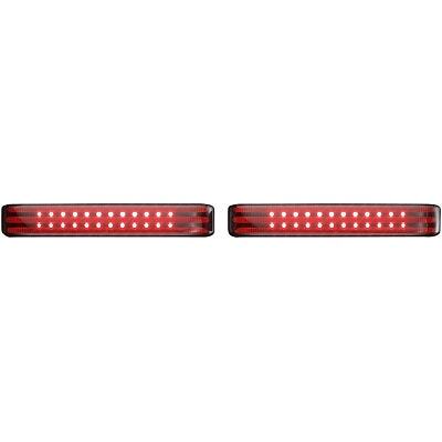 Custom Dynamics ProBeam Chrome Smoke LED Sequential Low-Profile BAGZ Light Ha...